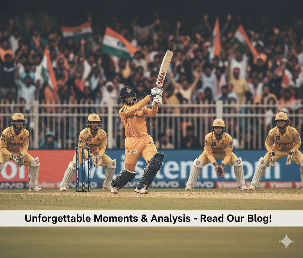 Cricket blog dashboard with live IPL score and match news